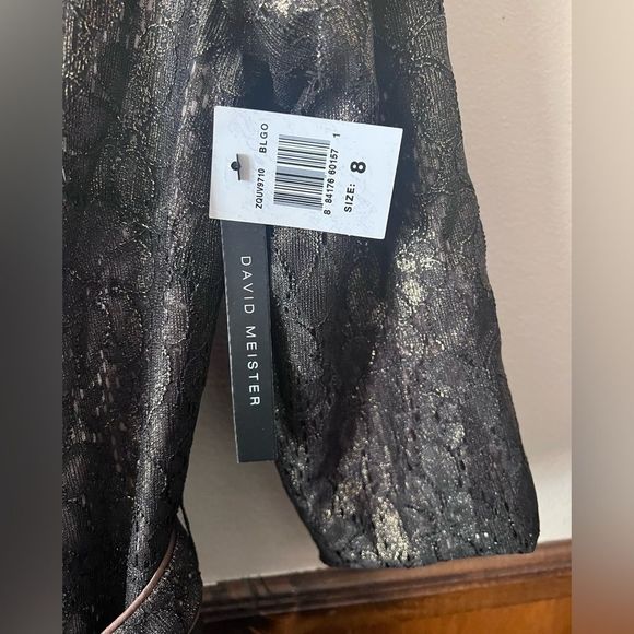 NWT David Meister lace gown - Picture 6 of 6